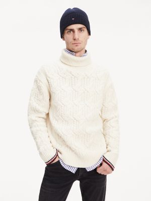 Oversized Wool Turtleneck Sweater 