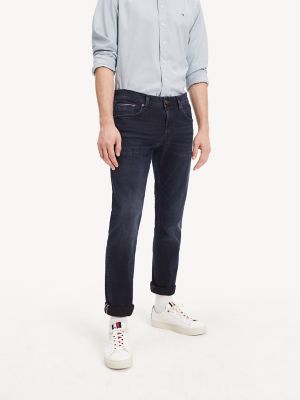tommy hilfiger men's straight fit stretch jeans