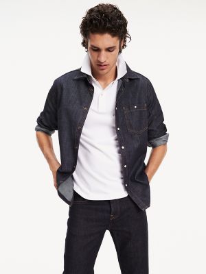 tommy denim shirt