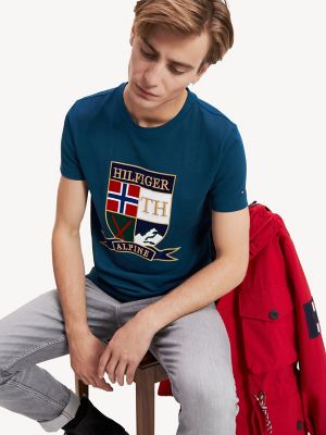 tommy hilfiger crest flag tee