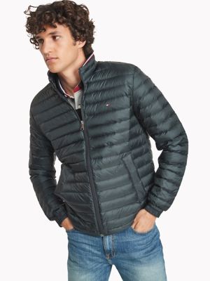 tommy packable down jacket