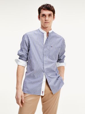 tommy hilfiger men's striped shirt