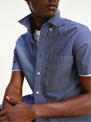 tommy hilfiger short sleeve dress shirt