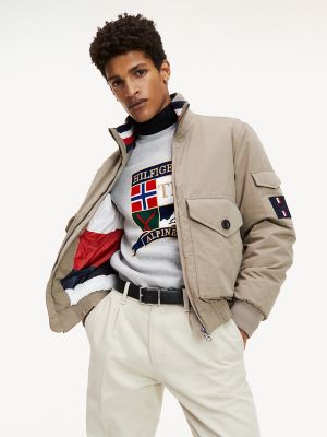 tommy hilfiger campaign bomber jacket