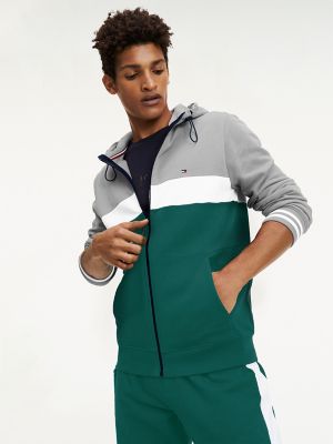 tommy hilfiger x uo colorblock hoodie sweatshirt