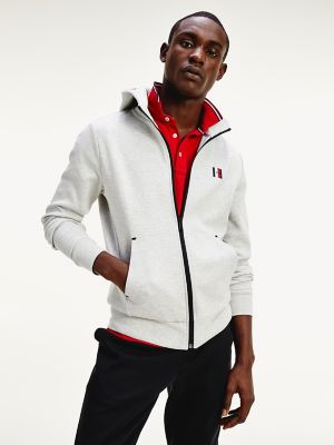 tommy hilfiger fleece flag hoodie