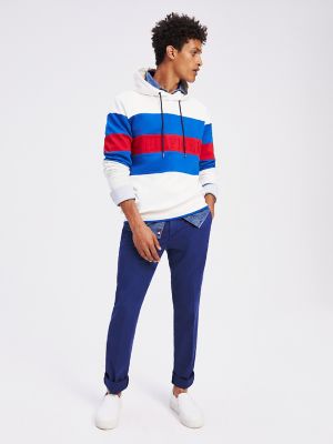 tommy hilfiger striped hoodie