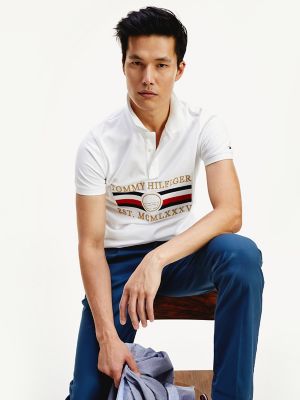 tommy hilfiger premium pique slim fit