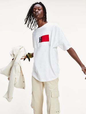 tommy x lewis hamilton oversized monogram t shirt