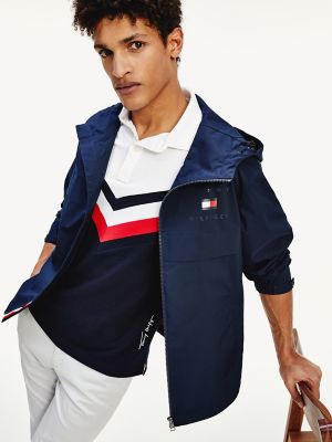 tommy hilfiger men's hooded jacket