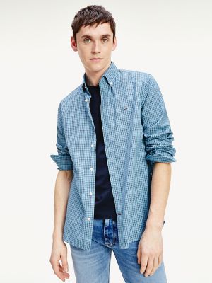tommy hilfiger poplin shirt