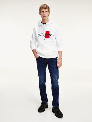 tommy jeans signature logo hoodie
