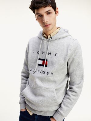 tommy hilfiger fleece flag hoodie