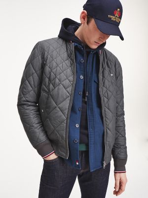 tommy hilfiger quilted bomber jacket