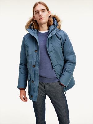 tommy jeans faux fur hooded parka