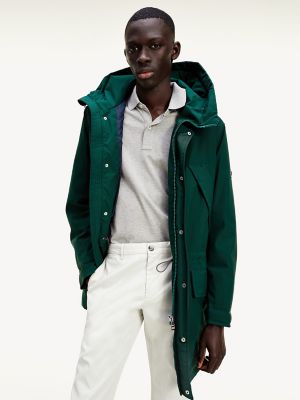 tommy hilfiger utilitarian hooded bomber jacket