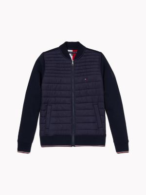 tommy hilfiger mixed media jacket