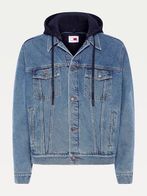 trucker hoodie jacket