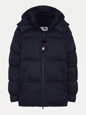 tommy jeans oversized hooded puffer jacket