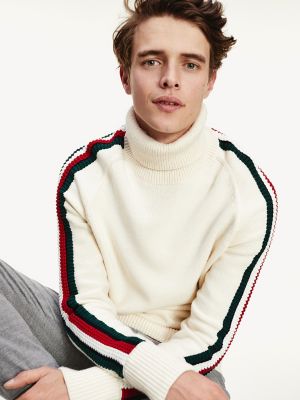 tommy icons mock neck jumper