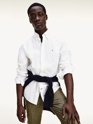 tommy hilfiger poplin shirt