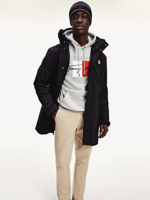tommy hilfiger junior padded logo anorak jacket