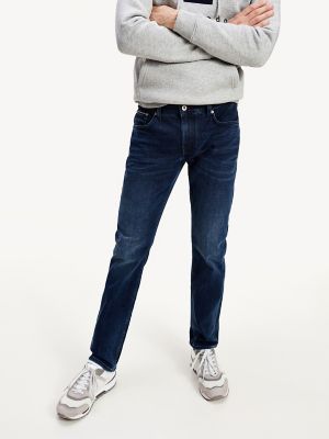 tommy hilfiger men's straight fit stretch jeans