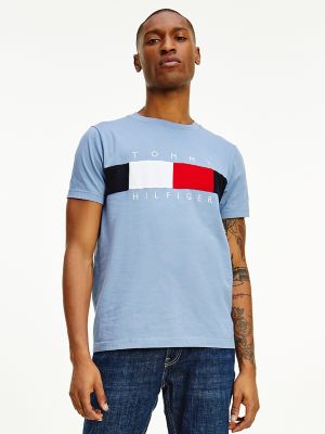 Textured Inset Logo T-Shirt | Tommy 