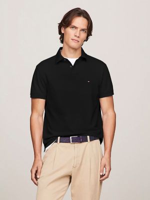 Tommy Hilfiger Slim Fit Stretch Pique Polo In Blue