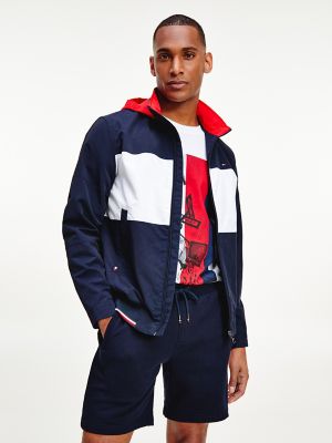 tommy hilfiger colorblock bomber jacket