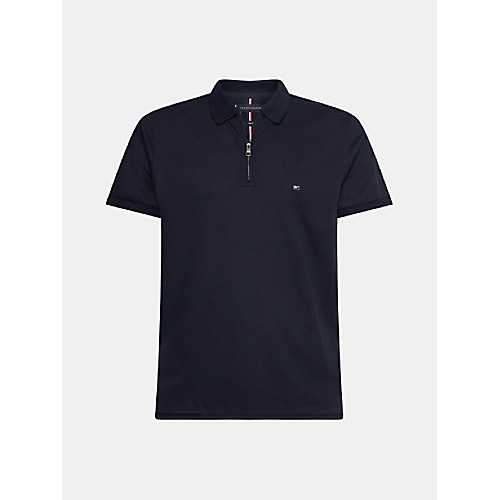 Big And Tall Regular Fit Zip Polo | Tommy Hilfiger