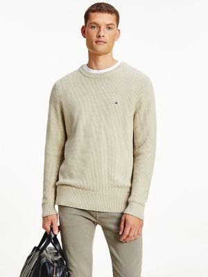 Relaxed Fit Organic Cotton Solid Sweater