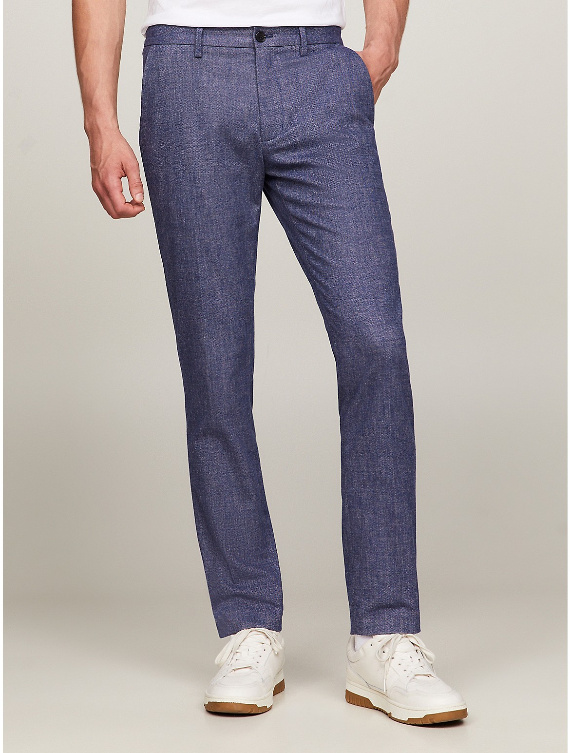 Tommy Hilfiger Slim-fit Tapered Jeans In Faded Indigo