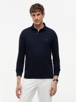 Regular Fit 1985 Long-Sleeve Polo, Navy
