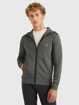 Tommy Hilfiger Men's THD Half Zip Hoodie Sweatshirt at  Men’s  Clothing store