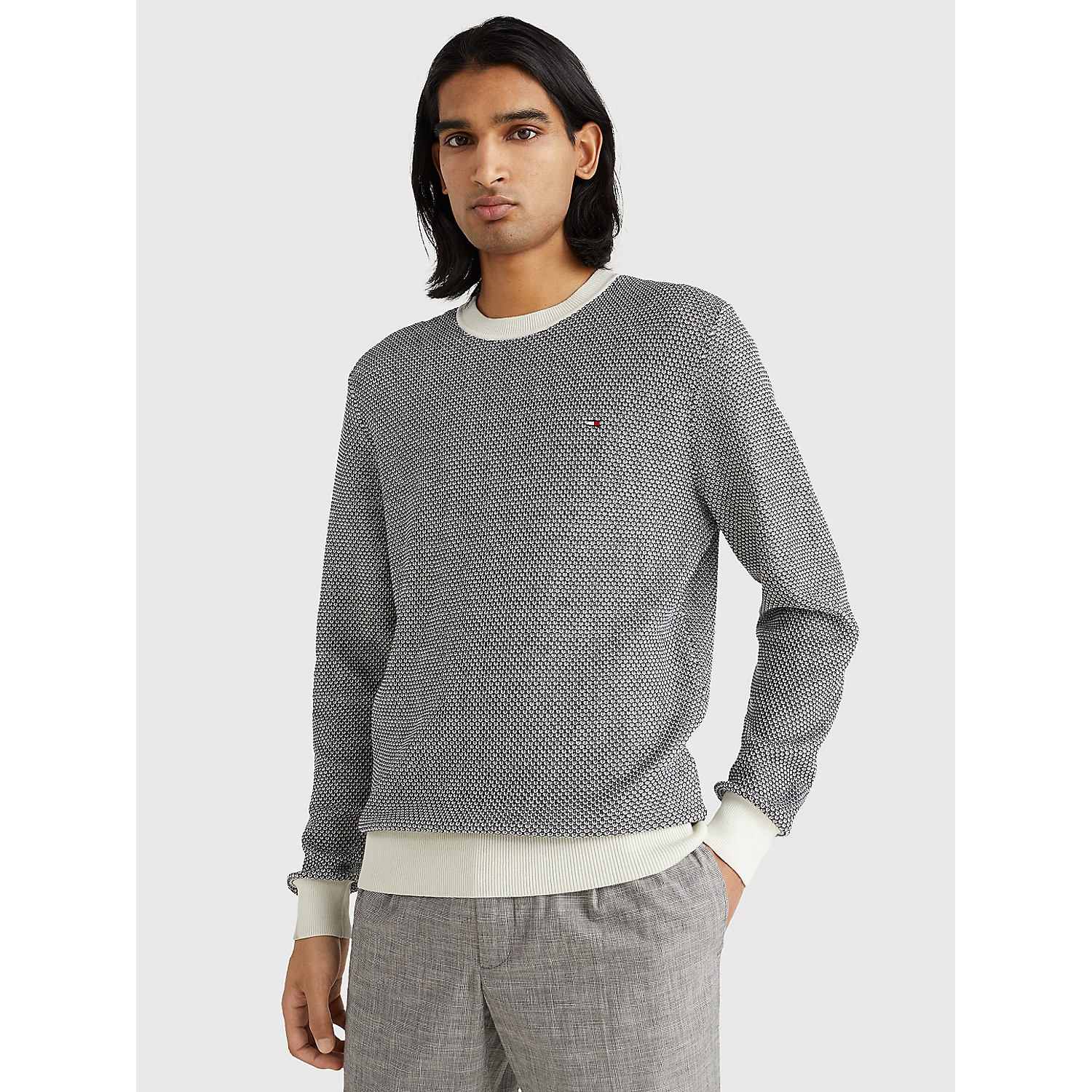 TOMMY HILFIGER Tonal Textured Sweater