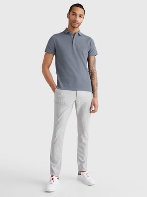1985 Slim Fit Polo, Faded Indigo