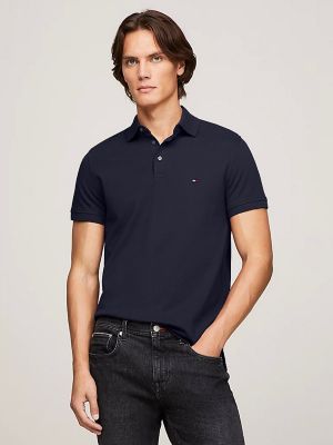 Blue | Men's Polos | Tommy Hilfiger USA