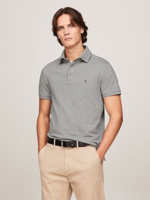 1985 Slim Fit Polo, Medium Grey Heather