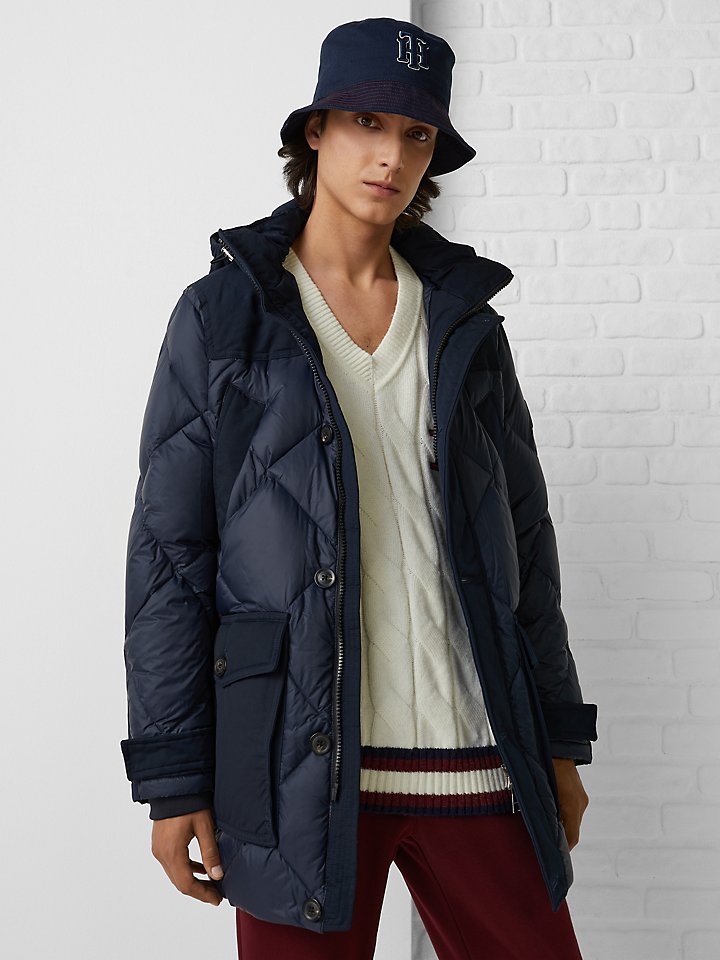 Feat Overtollig tsunami Diamond Quilted Down Rockie Parka | Tommy Hilfiger USA