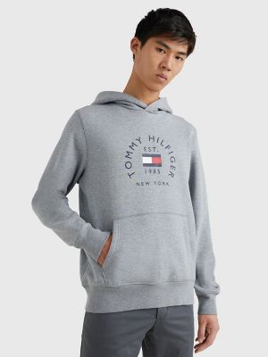 Tommy Hoodie New York Grey