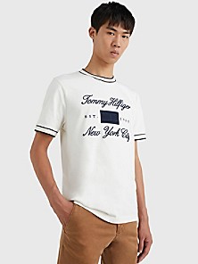 NWT Men's Tommy Hilfiger Short-Sleeve Color Block Tee Shirt S M L XL XXL T 