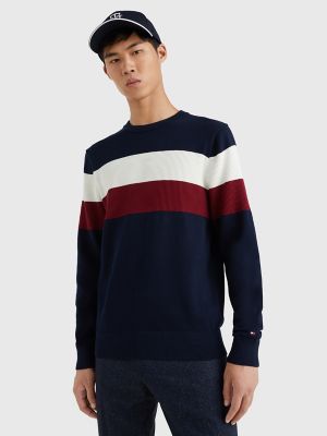 tommy jeans striped sweatshirt