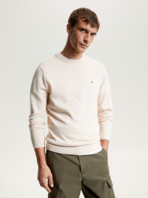 Cashmere | Cotton Blend Tommy Hilfiger Sweater Crewneck USA