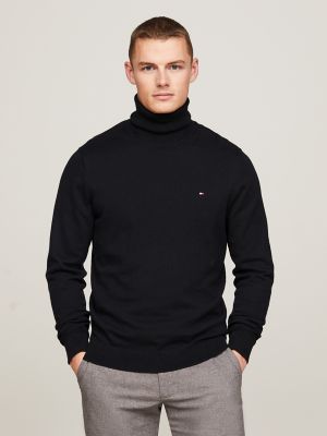 Cotton turtleneck sweater best sale