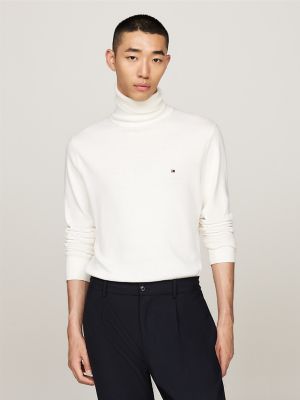 Cotton Cashmere Blend Turtleneck Sweater Tommy Hilfiger