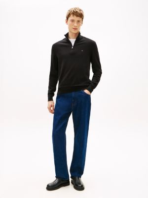 Cotton Cashmere Quarter-Zip Sweater | Tommy Hilfiger