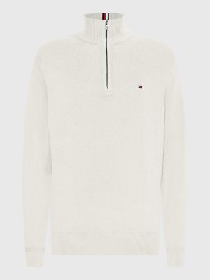 Cotton Cashmere Blend Quarter-Zip Sweater | Tommy Hilfiger USA