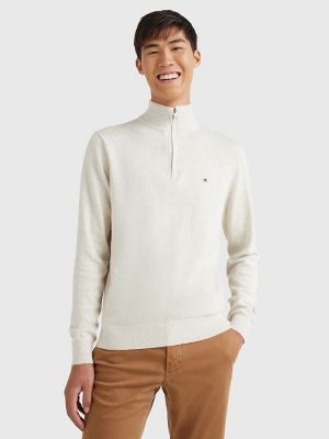 klamre sig hykleri Stille og rolig Cotton Mix Quarter-Zip Sweater | Tommy Hilfiger USA