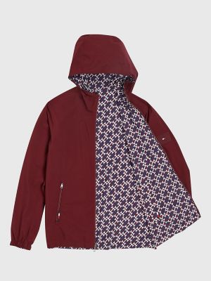 TH Monogram Reversible Hooded Windbreaker Jacket | Tommy Hilfiger
